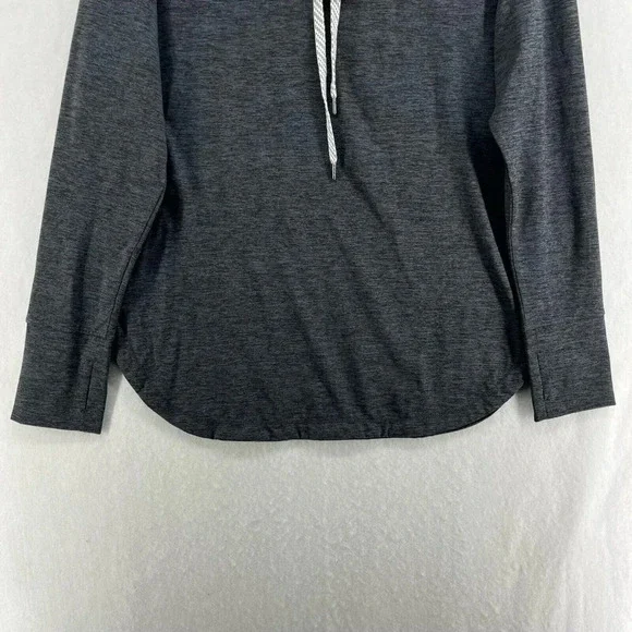 Member's Mark Shirt Women's Sz M Gray Favorite Soft Funnel Neck Pullover - Picture 7 of 11
